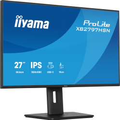 IIYAMA XB2797HSN-B1 27 IPS FHD HDMI DP USB-C Height Adj