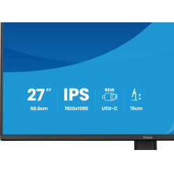 IIYAMA XB2797HSN-B1 27 IPS FHD HDMI DP USB-C Height Adj