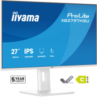 IIYAMA XB2797HSU-W1 27 IPS FHD 120Hz HDMI DP Height Adj bialy