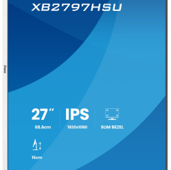 IIYAMA XB2797HSU-W1 27 IPS FHD 120Hz HDMI DP Height Adj bialy
