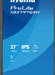 IIYAMA XB2797QSN-B1 27 IPS QHD HDMI DP USB-C Height Adj