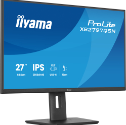 IIYAMA XB2797QSN-B1 27 IPS QHD HDMI DP USB-C Height Adj