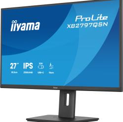 IIYAMA XB2797QSN-B1 27 IPS QHD HDMI DP USB-C Height Adj