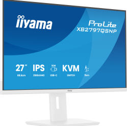 IIYAMA XB2797QSNP-W1 27 IPS QHD HDMI DP USB-C KVM glosniki Height Adj