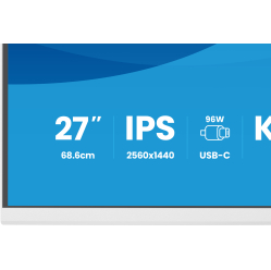 IIYAMA XB2797QSNP-W1 27 IPS QHD HDMI DP USB-C KVM glosniki Height Adj