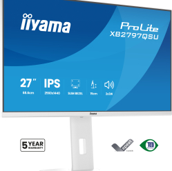 IIYAMA XB2797QSU-W1 27 IPS QHD HDMI DP glosniki Height Adj bialy