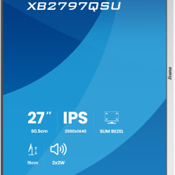 IIYAMA XB2797QSU-W1 27 IPS QHD HDMI DP glosniki Height Adj bialy