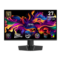 Monitor MSI MAG 273QP QD-OLED X24 26.5 QD-OLED WQHD 240Hz HDMI DP