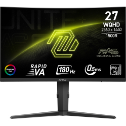 Monitor MSI MAG 275CQRF QD E2 27 Rapid VA WQHD Curved 180Hz HDMI DP USB-C Height Adj