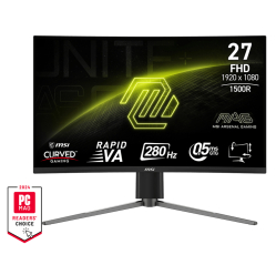 Monitor MSI MAG 276CPXF 27 Rapid VA FHD Curved 280Hz HDMI DP Height Adj