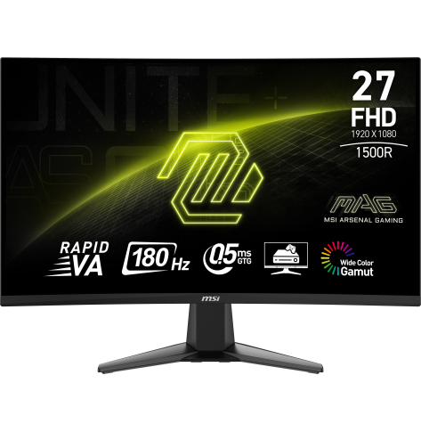 Monitor MSI MAG 27C6F 27 VA FHD Curved 170Hz HDMI DP