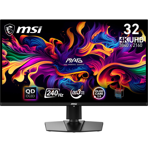 Monitor MSI MAG 321UPX QD-OLED 31.5 QD-OLED UHD 240Hz HDMI DP USB-C Pivot