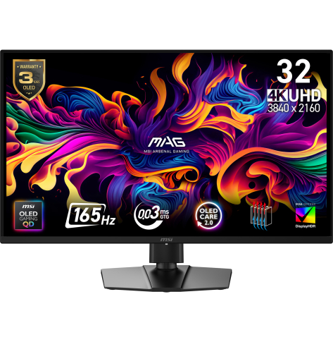 Monitor MSI MAG 322UP QD-OLED E16 31.5 QD-OLED UHD 165Hz HDMI DP Height Adj
