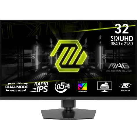 Monitor MSI MAG 322URDF E16 31.5 Rapid IPS UHD 160Hz HDMI DP USB Pivot