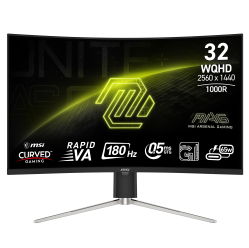 Monitor MSI MAG 325CQRF QD E2 31.5 Rapid VA WQHD Curved 180Hz HDMI DP USB