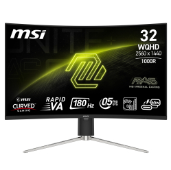 Monitor MSI MAG 325CQRF QD E2 31.5 Rapid VA WQHD Curved 180Hz HDMI DP USB