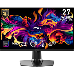 Monitor MSI MPG 271QR QD-OLED X50 26.5 QD-OLED WQHD 500Hz HDMI DP USB-C Pivot