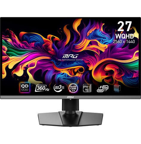 Monitor MSI MPG 271QRX QD-OLED 26.5 QD-OLED WQHD 360Hz HDMI DP USB-C USB