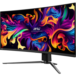 MSI MPG 341CQPX QD-OLED 34.1 QD-OLED UWQHD Curved 240Hz HDMI DP USB-C USB