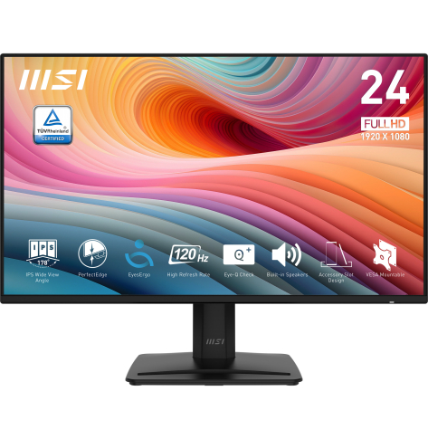 MSI PRO MP242A E2 23.8 IPS FHD 120Hz HDMI DP D-Sub glosniki