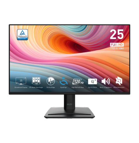 MSI PRO MP252 E2 24.5 IPS FHD 120Hz HDMI DP glosniki
