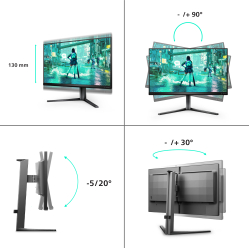 PHILIPS 25M2N3200U 24.5 IPS FHD 300Hz HDMI DP