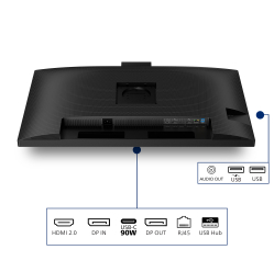 PHILIPS 32B2U3601H 31.5 IPS QHD 100Hz HDMI DP USB-C Height Adj