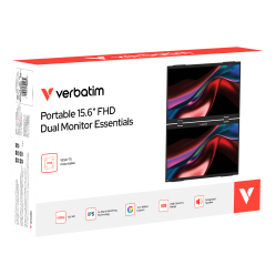 Monitor VERBATIM Portable 15.6 Dual Essentials