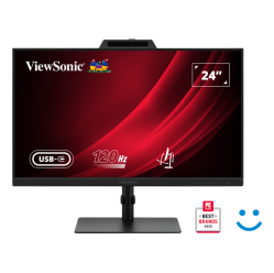 Monitor VIEWSONIC VG2441V 23.8 IPS FHD 120Hz HDMI DP USB-C glosniki Webcam
