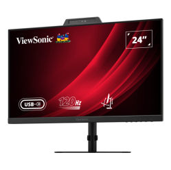 Monitor VIEWSONIC VG2441V 23.8 IPS FHD 120Hz HDMI DP USB-C glosniki Webcam