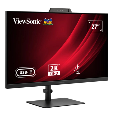 Monitor VIEWSONIC VG2741V-2K 27 IPS QHD 120Hz HDMI DP USB-C glosniki Webcam
