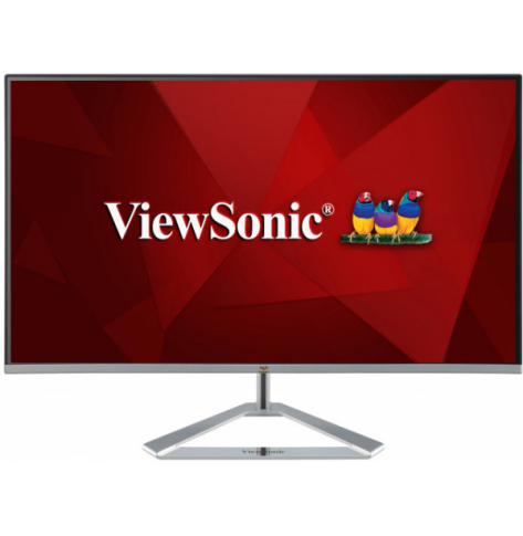 Monitor VIEWSONIC VX2776-SMH 27 FHD 4ms VGA 2 HDMI speaker H178/V178 viewing angle SuperClear IPS silver bezel