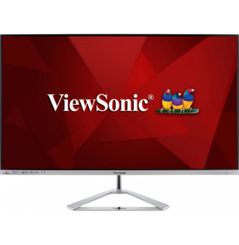 Monitor VIEWSONIC VX3276-MHD-3 32 16:9 SuperClear IPS VGA HDMI DisplayPort glosniki silver bezel 3 sides frameless