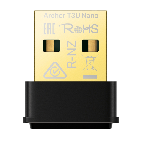 TP-LINK AC1300 Mini Dual Band Wi-Fi USB Adapter 867Mbps at 5GHz + 400Mbps at 2.4GHz USB 3.0 MU-MIMO