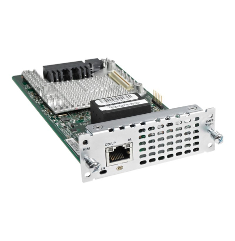 CISCO NIM-1MFT-T1/E1 Cisco 1 port Multiflex Trunk Voice/Clear-channel Data T1/E1 Module factory