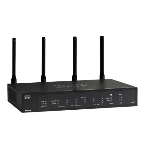 CISCO RV340W Wireless AC Dual WAN Gigabit VPN REMANUFACTURED