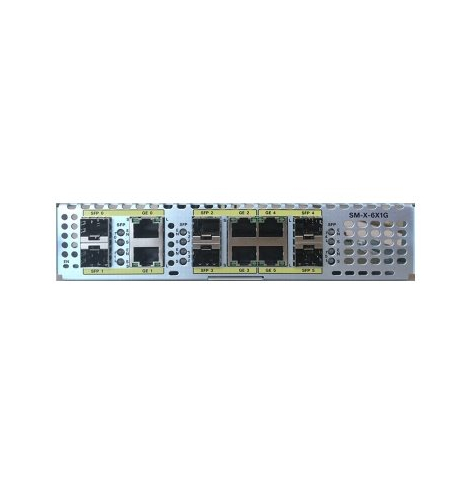 CISCO SM-X-6X1G Cisco SM-X module with 6-port dual-mode GE / SFP