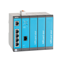 INSYS icom MRX5 DSL-B Modular VDSL/ADSL Annex J/B VPN VDSL2 ADSL/2/2+ 5xEthernet 10/100BT 2xdig.in MRcard-Slots 3xfree