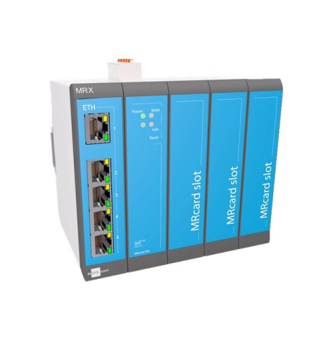 INSYS icom MRX5 LAN Modular LAN-to-LAN VPN 5xEthernet 10/100BT 2xdig.in MRcard-Slots 3xfree