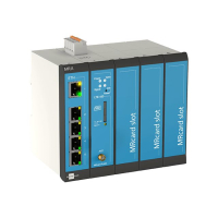 INSYS icom MRX5 LTE modular LTE incl. LTE450 2xSIM VPN 5xEthernet 10 100BT 2xdig.One MRcard slots:3xfree