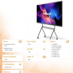 Monitor interaktywny Hisense 86MR6DE-E 86 4K GoBoard Advanced Interactive Display