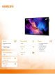 Monitor interaktywny 65WE3FE 65 4K Advanced Interactive Display 