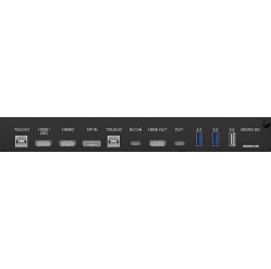 Monitor interaktywny IIYAMA 86 TE8615A-B2AG IPS 4K 40pkt 550cd DeepContrast-IR+ HDMI x2 DP USB-C 2 x 20W OPS Slot x1 5xUSB 2xRJ45 8-Array EDLA 