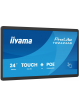 Monitor interaktywny IIYAMA 23.8 cala ProLite TW2424AS-B3P POJ.10PKT.24/7 ANDROID14 IPS USB-C 2x5W RJ45 dubbele microfoon antireflectiecoating PoE iiSignage