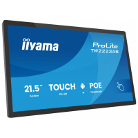 Monitor interaktywny IIYAMA 21.5 cala ProLite TW2223AS-B3P POJ.10PKT.24/7 ANDROID14 450 cd/m2 USB-C 2x2W RJ45 3xUSB iiSignage
