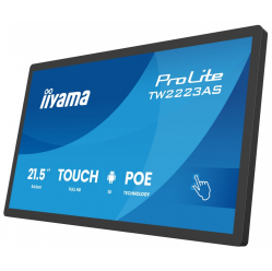 Monitor interaktywny IIYAMA 21.5 cala ProLite TW2223AS-B3P POJ.10PKT.24/7 ANDROID14 450 cd/m2 USB-C 2x2W RJ45 3xUSB iiSignage