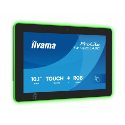 Monitor interaktywny IIYAMA ProLite 10.1 cala TW1025ALASC-B3PNR 10P.DOT.IPS WIFI 450 cd/m2 2x2W 3xUSB RJ45 MICRO A14 NFC  kamera internetowa (5MPa) pasek świetlny