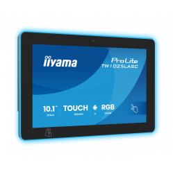 Monitor interaktywny IIYAMA ProLite 10.1 cala TW1025ALASC-B3PNR 10P.DOT.IPS WIFI 450 cd/m2 2x2W 3xUSB RJ45 MICRO A14 NFC  kamera internetowa (5MPa) pasek świetlny