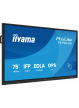 Monitor interaktywny IIYAMA 75 TE7513A-B1AG INFRARED 40pkt IPS 4K 7H 450cd/m2 WiFi USB ANDROID 14 Google EDLA 2x20W uchwyt ścienny