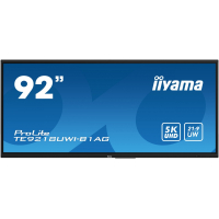 Monitor interaktywny IIYAMA 92 cale TE9218UWI-B1AG INFRARED 40pkt VA 21:9 4xHDMI DP USB-C RJ45 8/64GB 